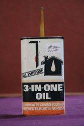 All Purpose 3 In one Oil Tin