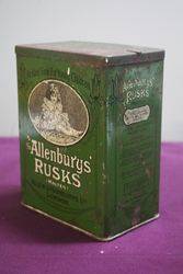 Allenburys Rusks Tin by Allen and Hanbury Ltd