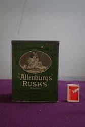 Allenburys Rusks Tin by Allen and Hanbury Ltd