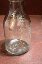 American Quart Oil Bottle With Tin Pourer