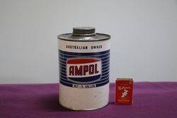 Ampol 14 Gallon Motor Oil Tin 