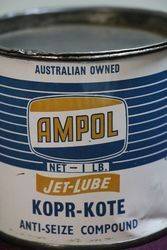 Ampol 1 lb JetLube KoprKote Compound Tin 