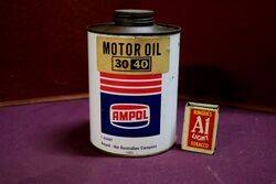 Ampol 3040 Motor Oil One Quart Can