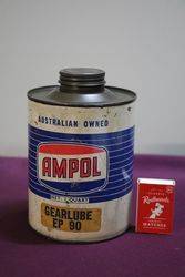 Ampol Gearlube EP 90 Quart Motor Oil Tin 