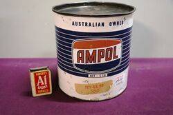 Ampol JetLube 5lb Grease Tin With Contents