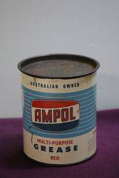 Ampol MultiPurpose Red 1 Lb Grease Tin 