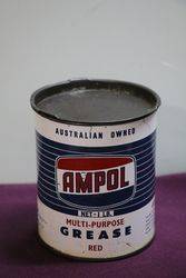 Ampol MultiPurpose Red 1 lb Grease Tin 