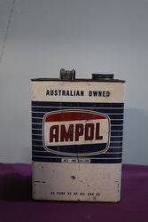 Ampol One Gallon Motor Oil Tin  