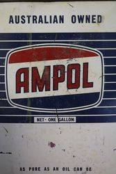Ampol One Gallon Motor Oil Tin  