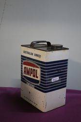 Ampol One Gallon Motor Oil Tin  