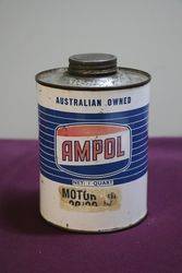 Ampol Quart Motor Oil Tin