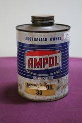 Ampol Quart Motor Oil Tin 