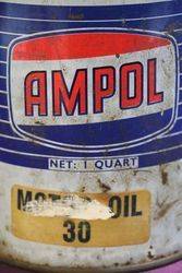 Ampol Quart Motor Oil Tin 