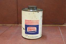 Ampol Quart Oil Tin