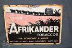 Antique Afrikander Tobaccos Enamel Sign