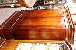 Antique Australian Cedar 2 Door Wardrobe with Bottom Drawer #