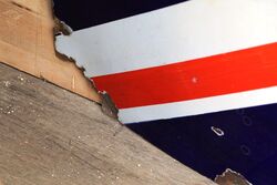 Antique BP Motor Spirit Union Jack Enamel Sign 