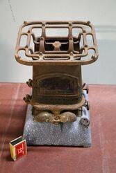 Antique Beatrice Double Burner Paraffin Portable Stove 