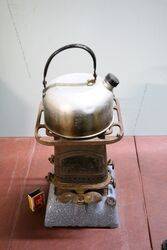 Antique Beatrice Double Burner Paraffin Portable Stove 