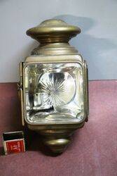 Antique C.A.V. Model "L" All Brass Electric Lamp. #