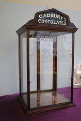 Antique Cadbury+39s Chocolate Counter Top Display Cabinet 