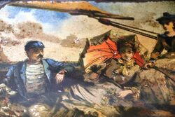 Antique Colmans Starch Pictorial Tin