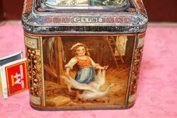 Antique Colmans Starch Pictorial Tin