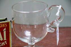 Antique Cup Shape Glass Custard Cup 