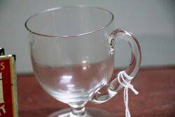 Antique Cup Shape Glass Custard Cup 
