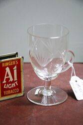 Antique Cut Glass Custard Cup 