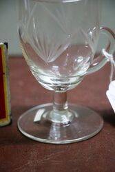 Antique Cut Glass Custard Cup 