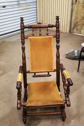 Antique Dexter Platform Rocker. Cira 1900. #