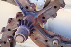 Antique Garden Jewellery Chaff Cutter Wheel