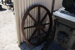 Antique Garden Jewellery Large Clement Davidson Riveted Wheel