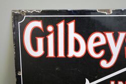 Antique Gilbeyand39s Invalid Port Advertising Sign 