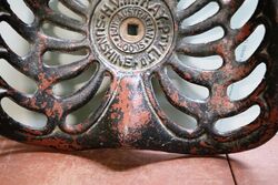 Antique HVMcKAY Sunshine Pty Ltd Cast Iron Tractor Seat