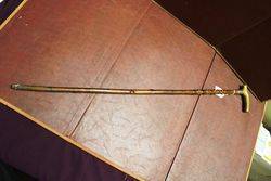 Antique Horn Handle And Blackthorne Walking Stick