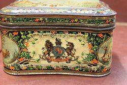 Antique Huntley And Palmers Biscuit Tin