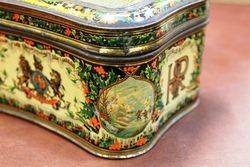 Antique Huntley And Palmers Biscuit Tin