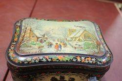 Antique Huntley And Palmers Biscuit Tin