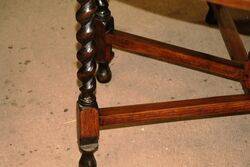 Antique Irish Oak Gateleg Wakes Table 