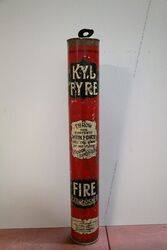 Antique KYL FYRE Dry Powder Fire Extinguisher. #