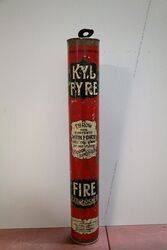 Antique KYL FYRE Dry Powder Fire Extinguisher 