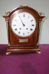 Antique Mahogany 1/4 hour Strike Bracket Clock.. #
