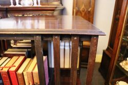 Antique Mahogany 2 Tier Revolving Bookcase 