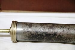 Antique Metal + Brass Screw Tap Handle Grease Gun