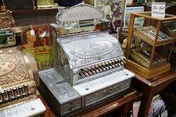 Antique National Cash Register with Side Drawer 