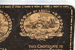 Antique Pictorial Chocolate Collectors Tin
