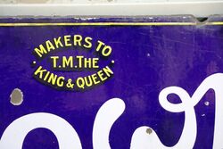 Antique Rowntreeand39s Chocolates Enamel Advertising Sign 