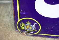 Antique Rowntreeand39s Chocolates Enamel Advertising Sign 